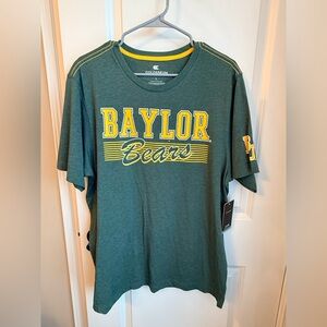 NWT Men’s Colosseum Baylor Bears Green heather Short-Sleeve t-shirt size large